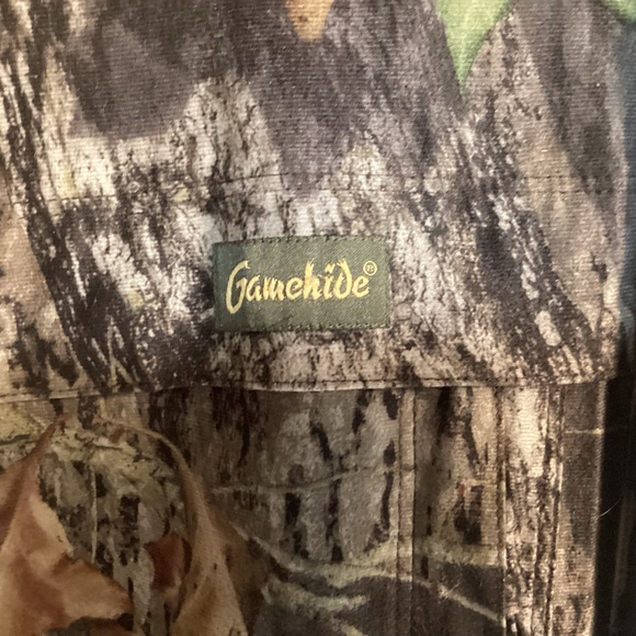 Gamehide Hunting Camouflage Jacket Mossy Oak Break Up removable hood Mens XXL - Picture 6 of 16